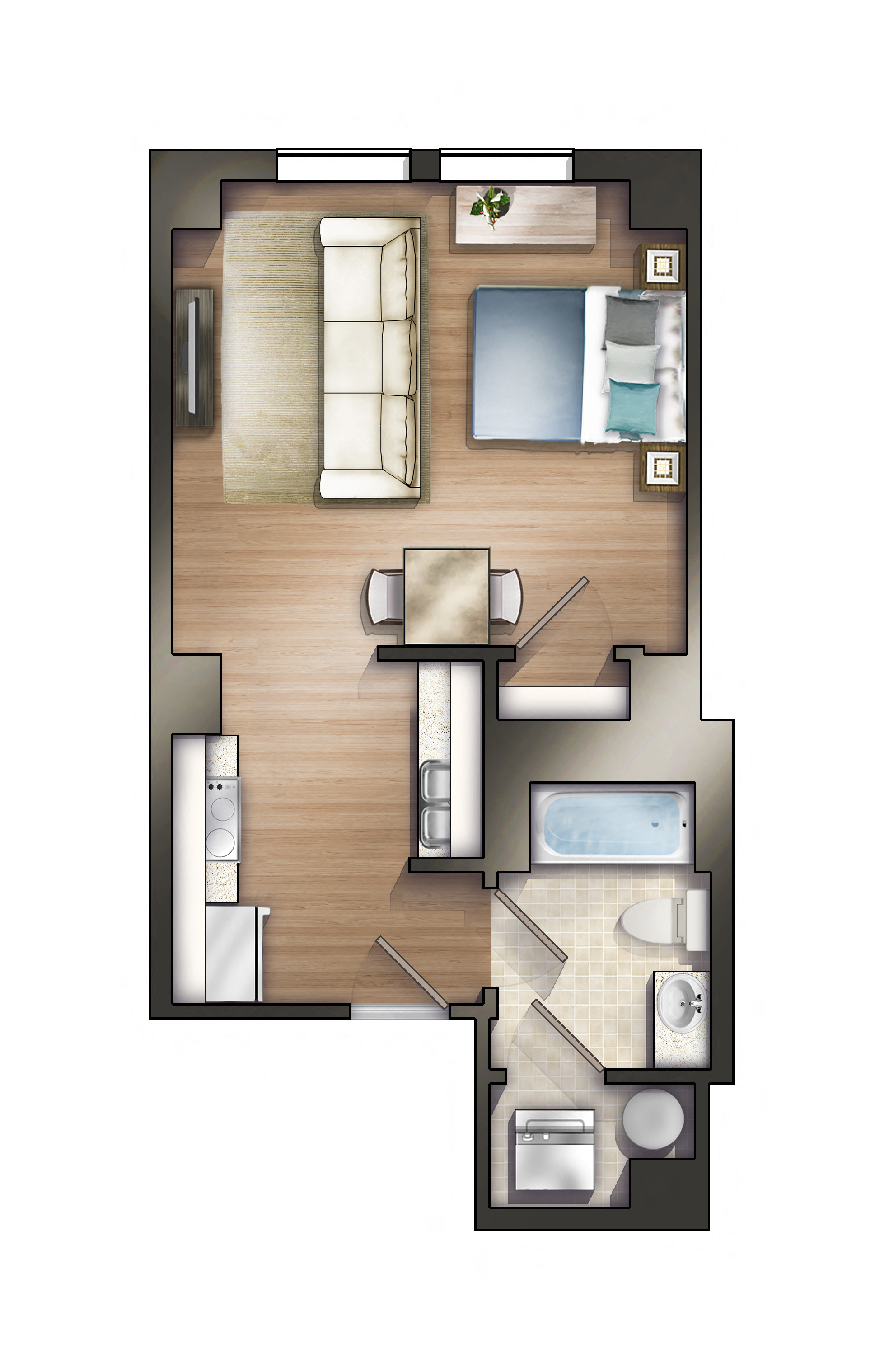 721 Broad Street, Suite 305 Studio-2 Beds Apartment for Rent - Photo Gallery 33